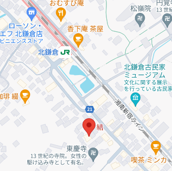 作品展の会場周辺の地図です